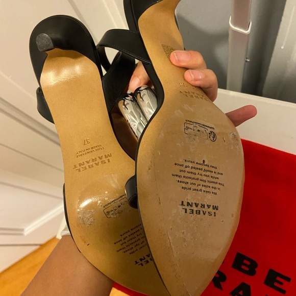 Isabel Marant Black Heeled Sandals - Picture 4 of 5